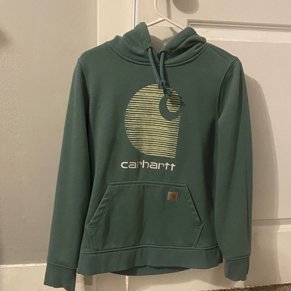 Carhartt Forest Green Logo Hoodie